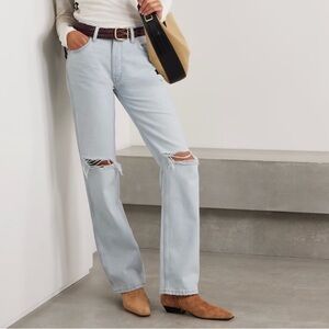 EUC🤍RE/DONE 90s High Rise Distressed Jeans Bleach Destroy Wash 27